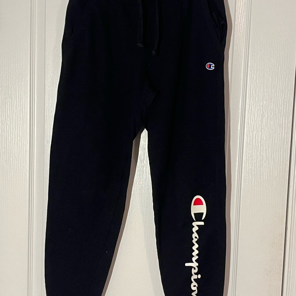 Champion Women’s Black Joggers with Logo